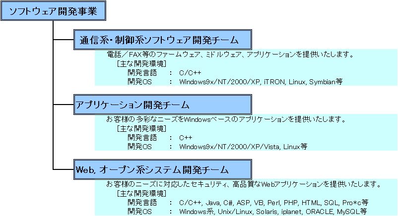 開発体制図